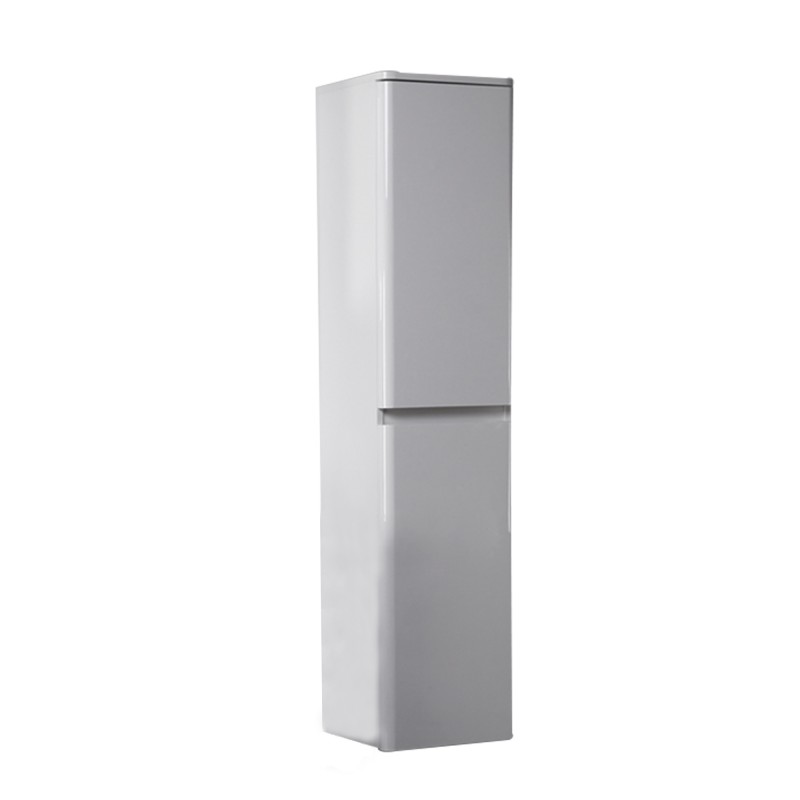 Eviva Glazzy Glossy White 16 inch wall mount side cabinet