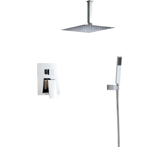 EVIVA Pro Full Chrome Modern Luxury Shower-Head/Handheld & Sprayer