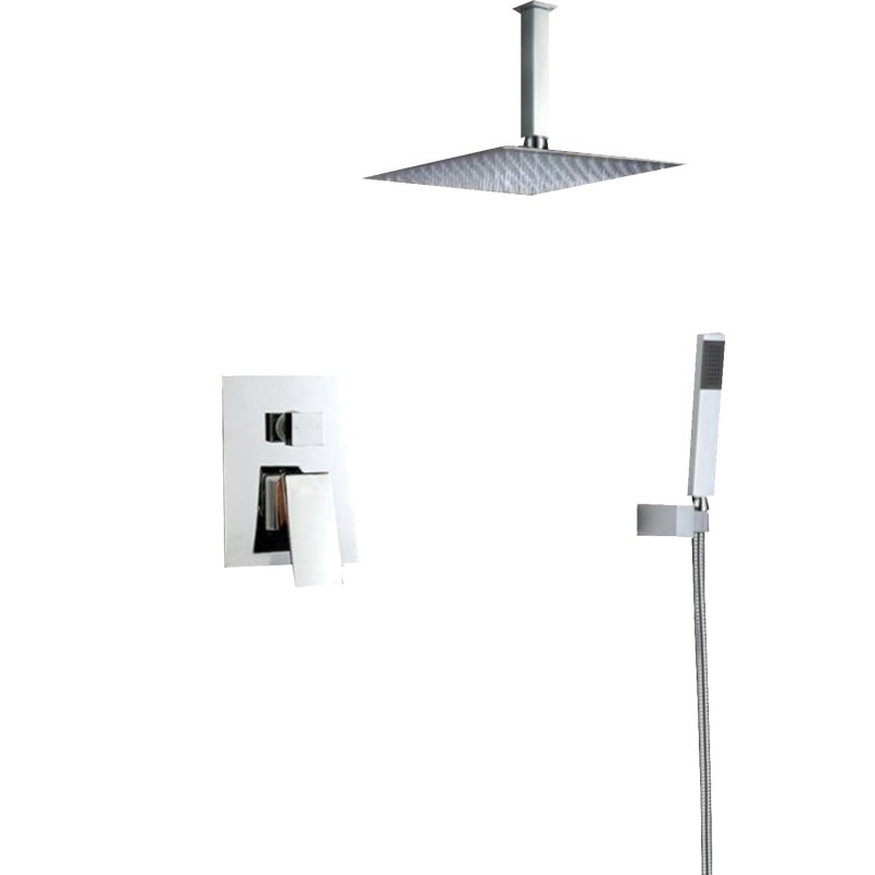 EVIVA Pro Full Chrome Modern Luxury Shower-Head/Handheld & Sprayer