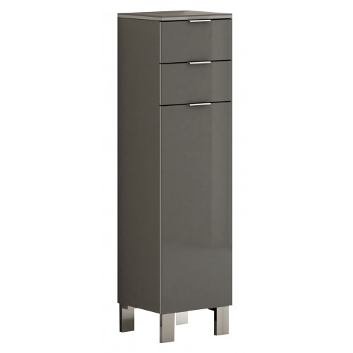 Eviva Geminis 14 inch Grey Free-Standing Side Cabinet