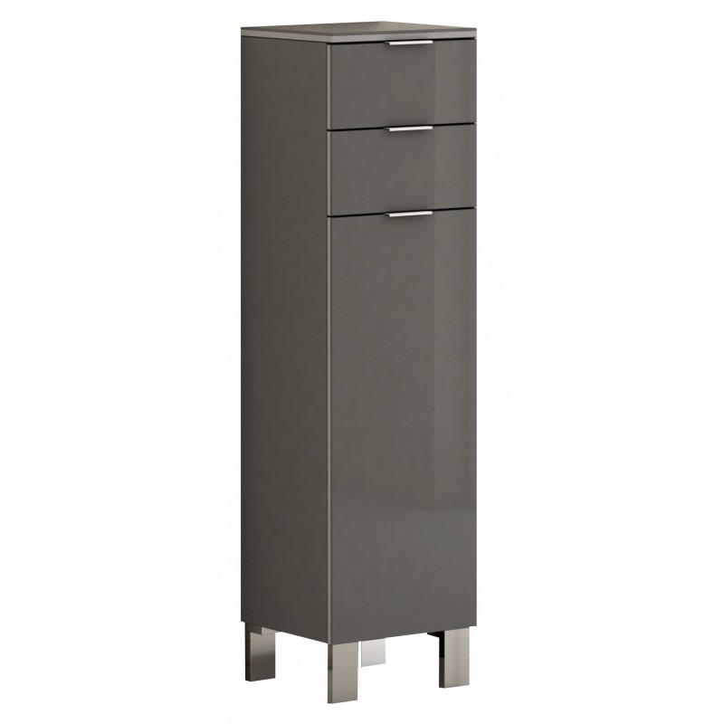 Eviva Geminis 14 inch Grey Free-Standing Side Cabinet