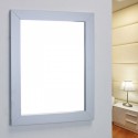 Eviva New York Bathroom Vanity Mirror Full Frame Grey 24X31 Wall Mount