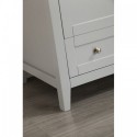 Eviva Lime? 36" Bathroom Vanity Grey with White Jazz Marble Carrera Top