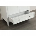 Eviva Lime? 36" Bathroom Vanity White with White Marble Carrera Top