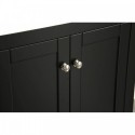 Eviva Lime? 24" Bathroom Vanity Espresso with White Marble Carrera Top