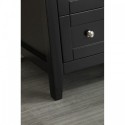 Eviva Lime? 24" Bathroom Vanity Espresso with White Marble Carrera Top