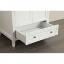 Eviva Lime? 30" Bathroom Vanity White with White Marble Carrera Top
