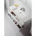Eviva Glazzy? 48" Wall Mount Modern Bathroom Vanity with Single Sink (High Glossy White)