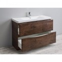 Eviva Smile? 48" Rosewood Modern Single Bathroom Vanity Set with Integrated White Acrylic Sink