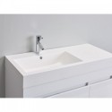 Eviva Beach? 39" White Modern Bathroom Vanity Set with Integrated White Acrylic Sink