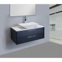 Eviva Zenvi? 39" Black Wood Modern Bathroom Vanity Set with Overmount White Acrylic Sink