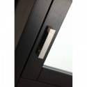 Eviva New York? 24" Espresso Side/Linen Bathroom Cabinet Storage
