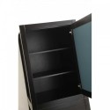 Eviva New York? 24" Espresso Side/Linen Bathroom Cabinet Storage