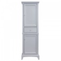 Eviva Elite Stamford? 24" Grey Solid Wood Side/Linen Bathroom Cabinet