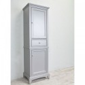 Eviva Elite Stamford? 24" Grey Solid Wood Side/Linen Bathroom Cabinet