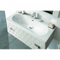 Eviva Venice 32" White Modern Luxury Bathroom Vanity with white Porcelain integrated sink.