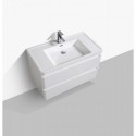Eviva Glazzy? 36" Wall Mount Modern Bathroom Vanity (High Glossy White)