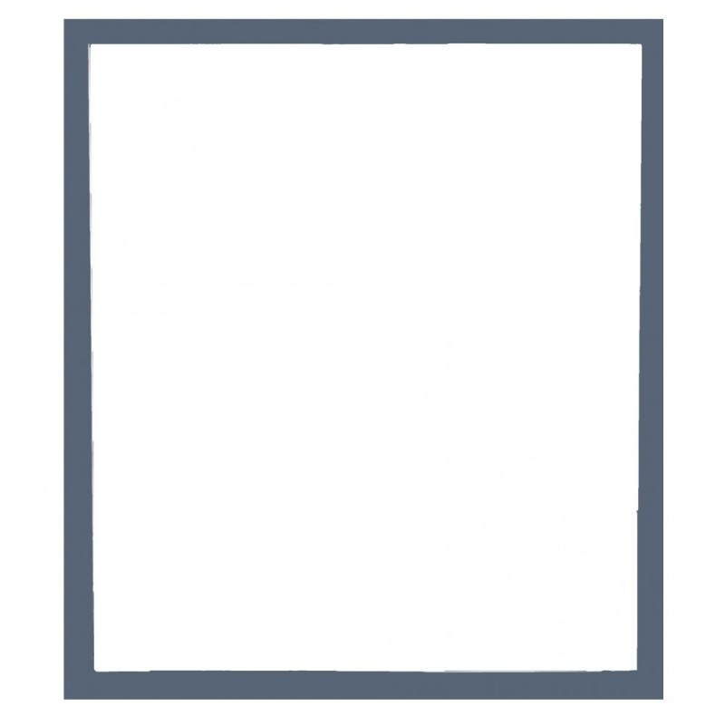Eviva Reflection? 24" Grey Full Framed Bathroom Wall Mirror