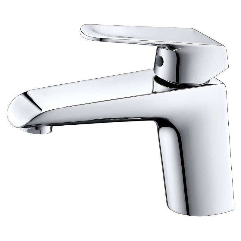 EVIVA Lotus Single Handle Bathroom Sink Faucet (Brushed Nickel)