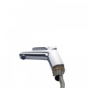 EVIVA Lotus Single Handle Bathroom Sink Faucet (Brushed Nickel)
