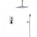 EVIVA Pro Full Chrome Modern Luxury Shower-Head/Handheld & Sprayer