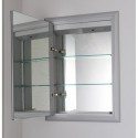 Eviva EVMR18-20X28-LED Sedona Wall Mounted Lighted Bathroom Vanity, Backlit LED Mirror with Frame Lights