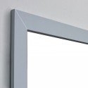 Eviva New York Bathroom Vanity Mirror Full Frame Grey 24X31 Wall Mount