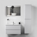 Eviva Glazzy Glossy White 16 inch wall mount side cabinet.