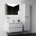 Eviva Glazzy Glossy White 16 inch wall mount side cabinet.