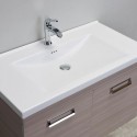 Eviva Orleans 38" Light Oak Modern Bathroom Vanity with White Integrated Porcelain Sink