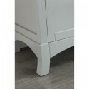 Eviva New York 30" Grey Bathroom Vanity, with White Marble Carrera Counter-top, & Sink