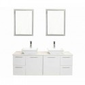 Eviva Luxury 60 inch White bathroom vanity with top