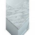 Eviva Acclaim C. 30" Transitional White Bathroom Vanity with white carrera marble counter-top