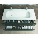 Eviva Rome 48" Grey Modern Luxury Bathroom Vanity with Integrated White Acrylic Double Sink