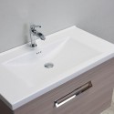 Eviva Orleans 38" Light-Oak Modern Bathroom Vanity with White Integrated Porcelain Sink
