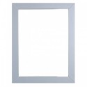 Eviva New York Bathroom Vanity Mirror Full Frame Grey 24X31 Wall Mount