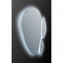 Eviva Evolution EVMR37-39X30-LED Modern Bathroom LED Backlit Mirror with Base Lights