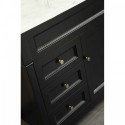 Eviva Tim 48" Espresso Bathroom Vanity with White Carrera Counter-top & Porcelain Sink