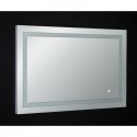 Eviva EVMR52-31X24-LED Deco Piece Wall Mounted Lighted Bathroom Vanity, Backlit LED Mirror with Frame Lights