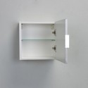 Eviva Libra 14" White Modern Wall Mount Side Cabinet Storage