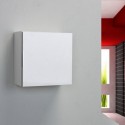 Eviva Libra 14" White Modern Wall Mount Side Cabinet Storage