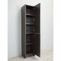 Eviva Lugano 16" Grey-OakModern Bathroom Linen Side Cabinet Storage