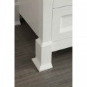 Eviva Tim 48" White Bathroom Vanity with White Carrera Counter-top & Porcelain Sink