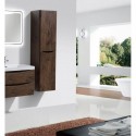 Eviva Smile 16 inch Rosewood Wall Mount Side Cabinet