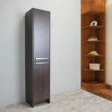 Eviva Lugano 16" Grey-OakModern Bathroom Linen Side Cabinet Storage
