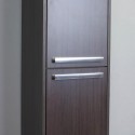 Eviva Lugano 16" Grey-OakModern Bathroom Linen Side Cabinet Storage