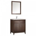 Fresca Cambridge 30" Antique Coffee Traditional Bathroom Vanity w/ Mirror