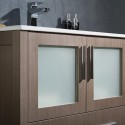 Fresca Torino 30" Gray Oak Modern Bathroom Vanity w/ Integrated Sink