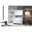 Fresca Allier 48" White Modern Bathroom Vanity w/ Mirror
