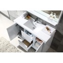 Fresca Allier 48" White Modern Bathroom Vanity w/ Mirror